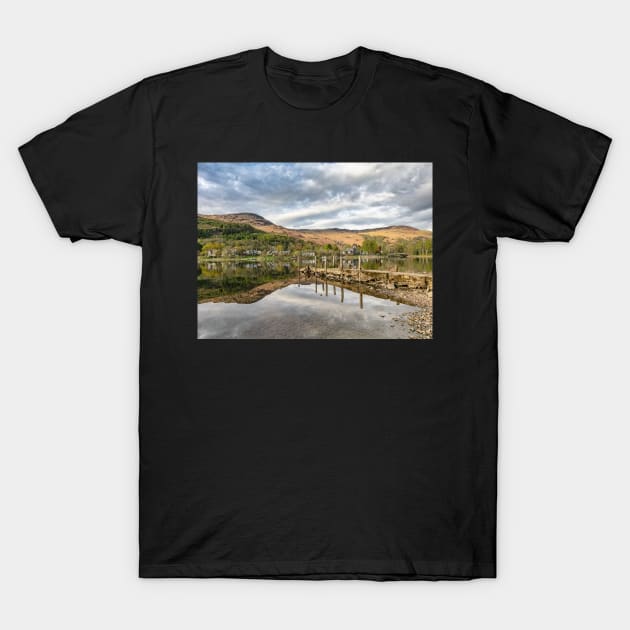 Loch Earn Reflections T-Shirt by Reg-K-Atkinson